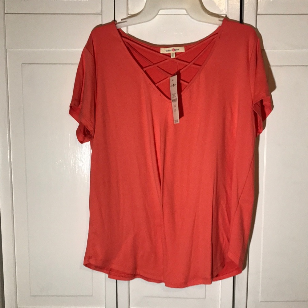 Coral Blouse